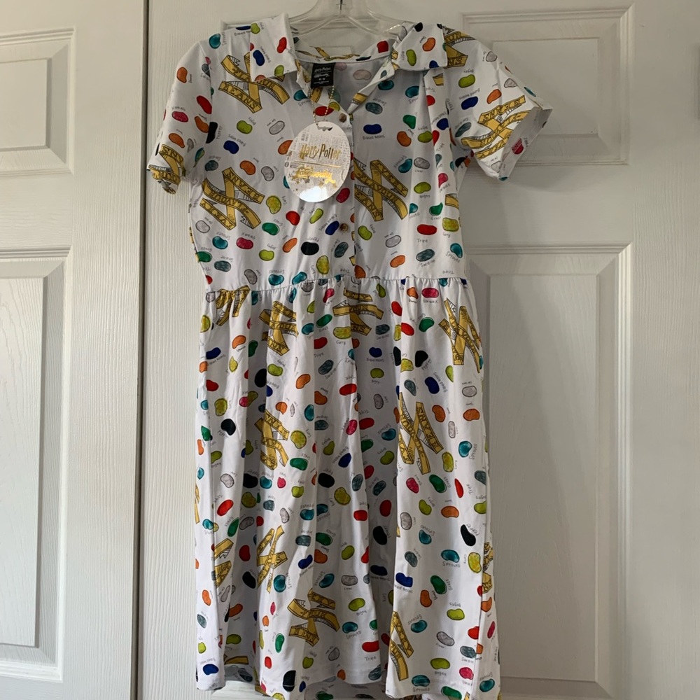 Harry Potter Cakeworthy Every Flavour Bean Button Up Dress
